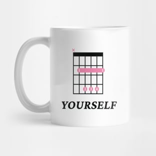 B Yourself B Guitar Chord Tab Light Theme Mug